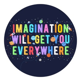 Imagination Wall Graphic Circle