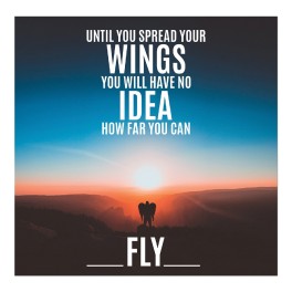 Spread Your Wings Wall Graphic