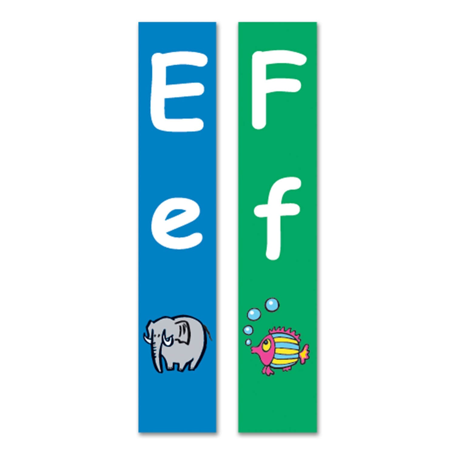 Junior Fiction Slim Sticky Back Signs Design 3 250mm (h)