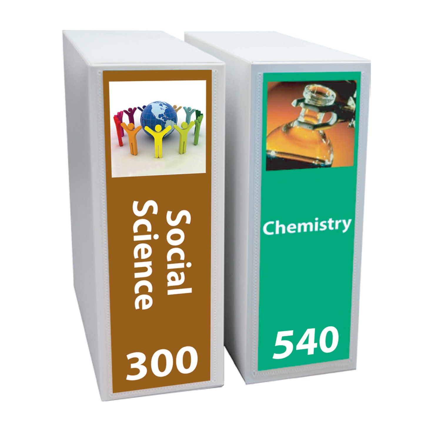 Senior Subjects Expanded Non Fiction Shelf Divider Starter Pack 200mm