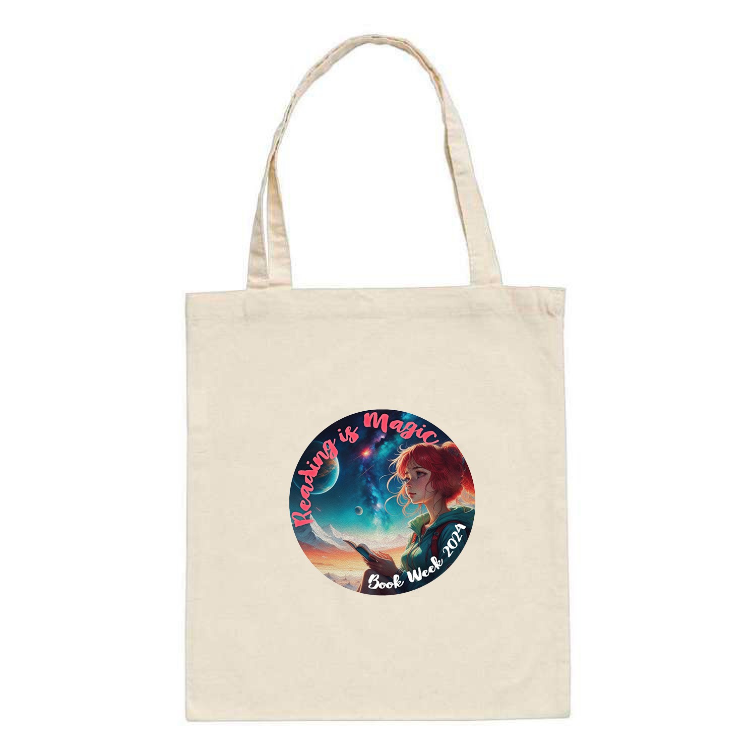 Reading is Magic Tote Bags Senior D1 (Graphic Circle)