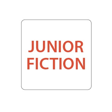 Junior Fiction Spine Labels (Red Text)