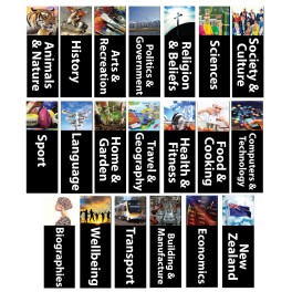 Senior Non Fiction Genre Sticky Back Signs