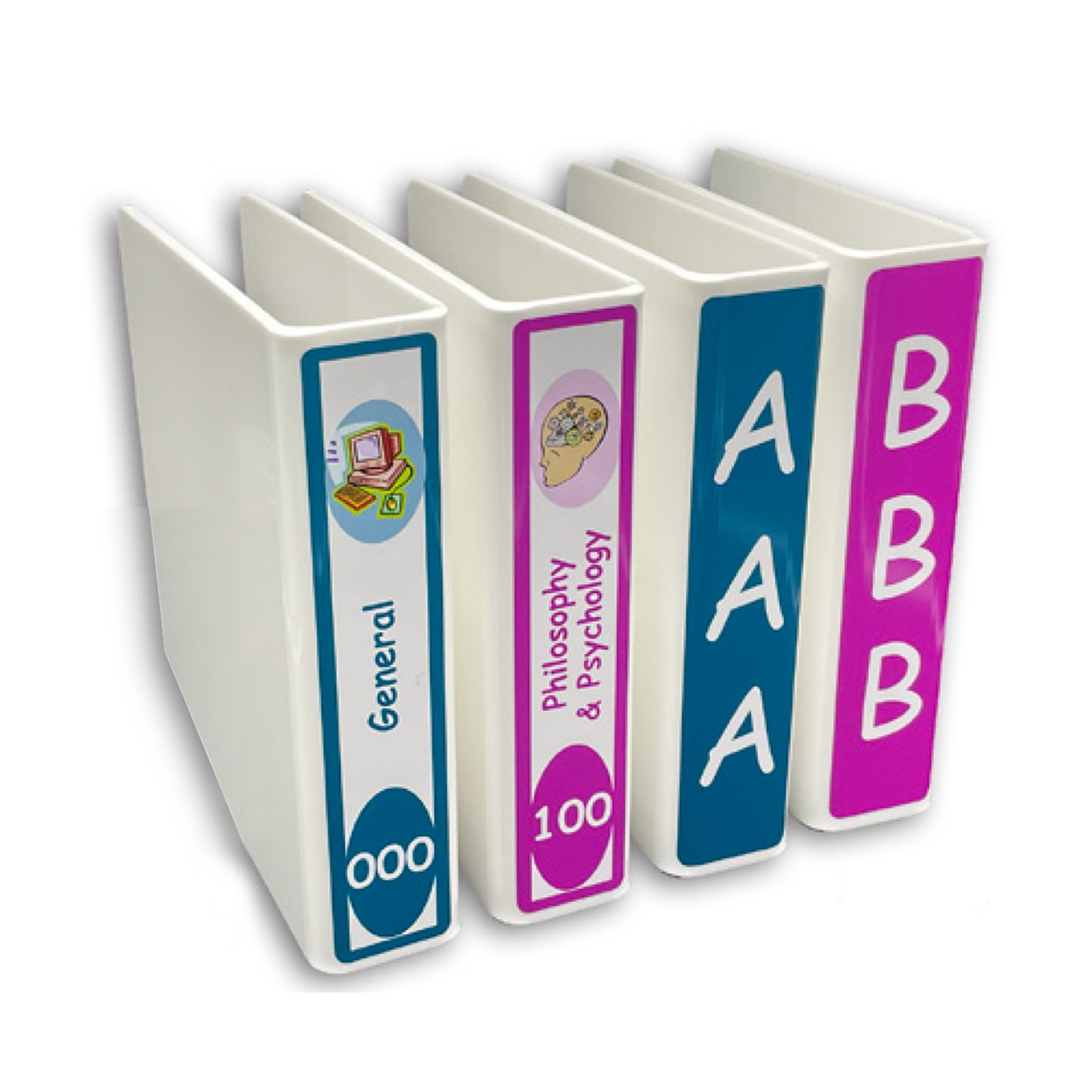 Fiction and Non Fiction Slimline Divider Starter Pack 250mm x 250mm