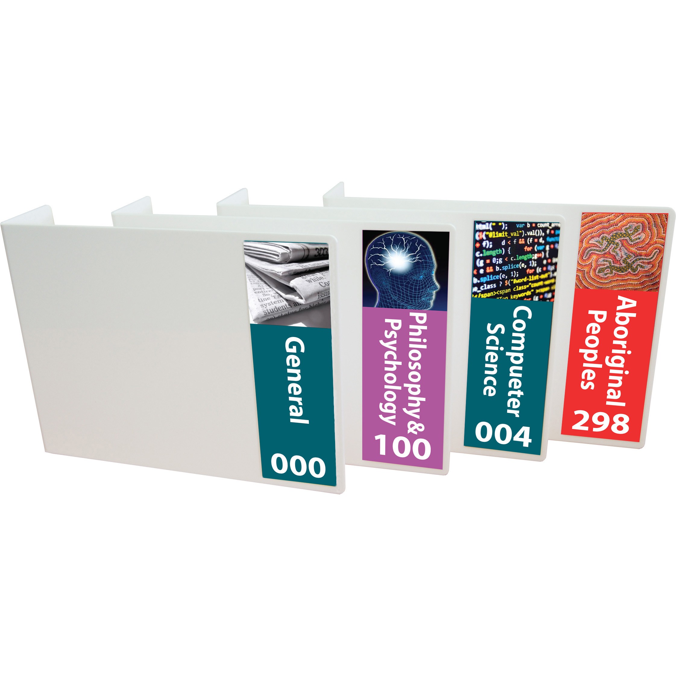 Senior Expanded Non Fiction Acrylic Collection Divider Starter Pack (double-sided)