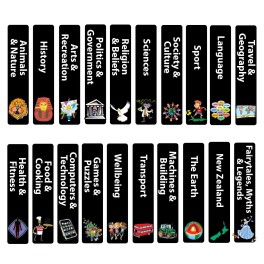 Junior Non Fiction Genre Slim Sticky Back Signs