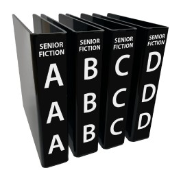 Senior Fiction (Title) Slimline Divider Starter Pack (Black)