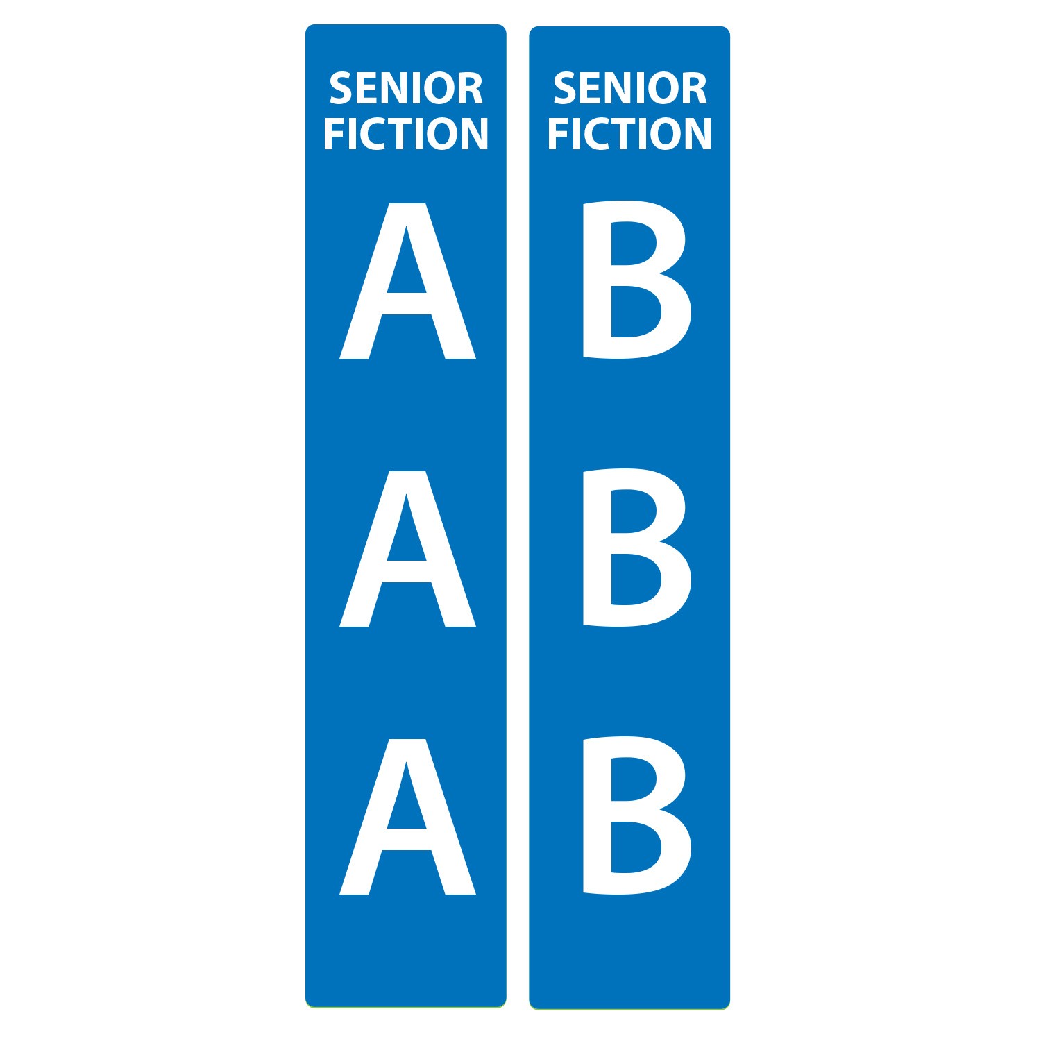 Senior Fiction (Title) Slimline Divider Starter Pack 200mm (Black)