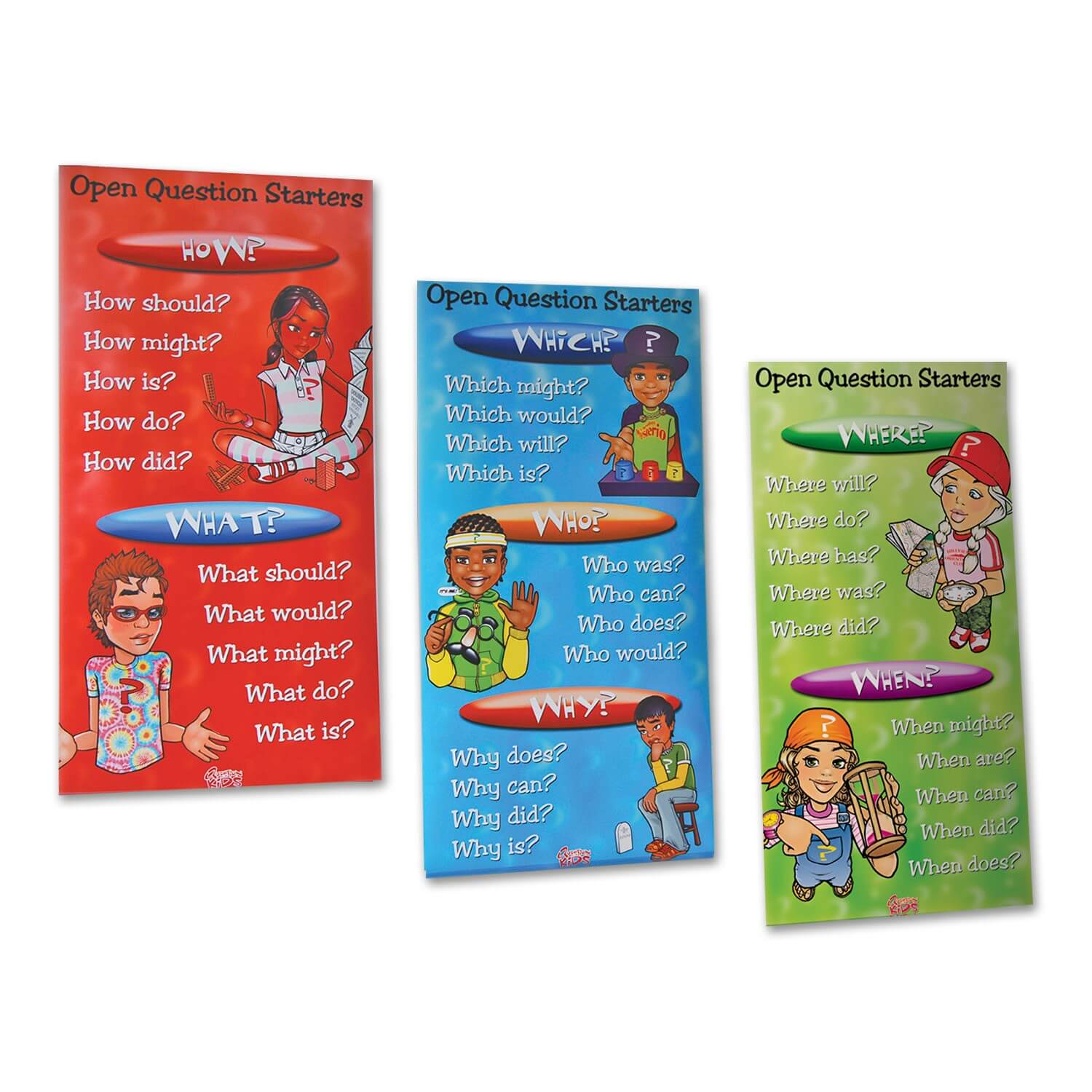 Open Question Starters Indoor Banners (Set) 720mm x 1440mm