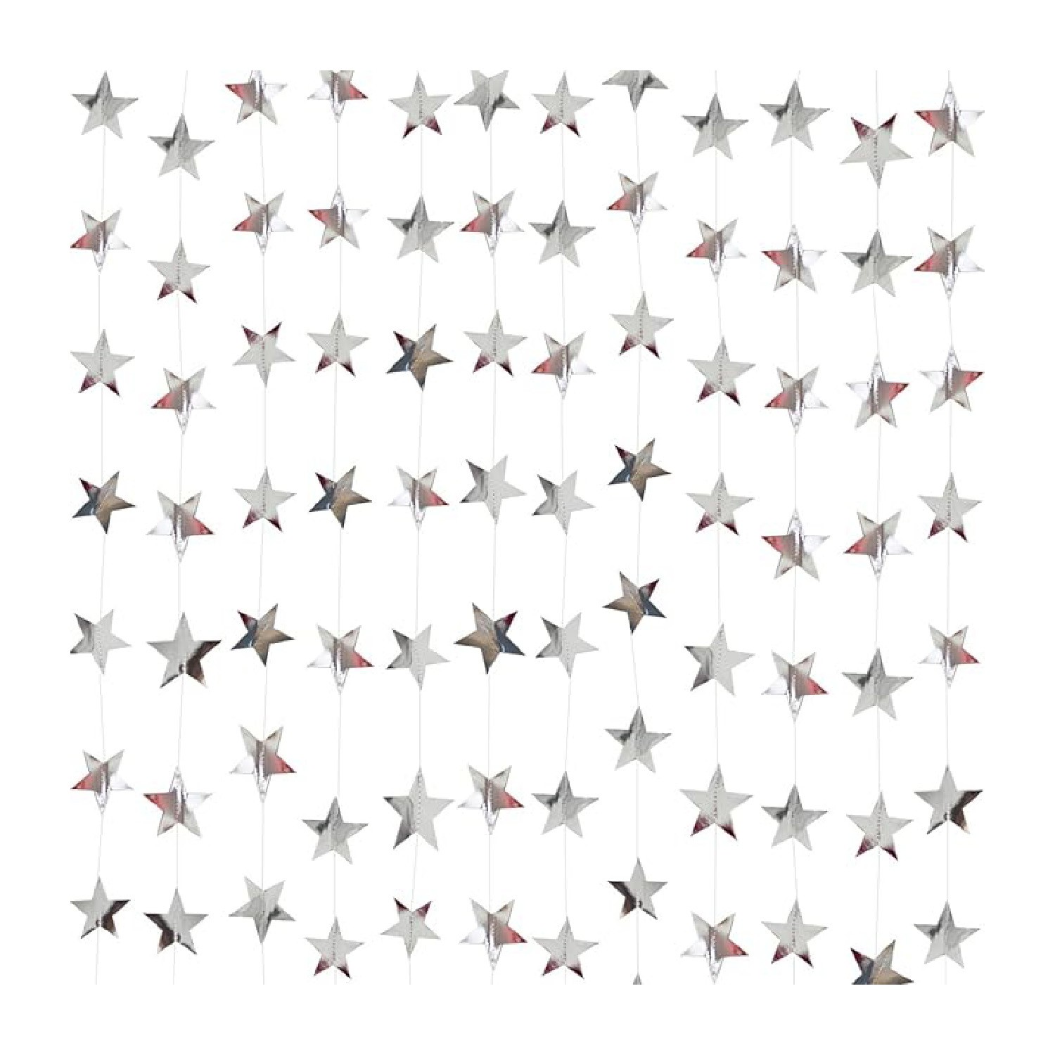 Stars Garland (Pack of Three) (Single Colour)