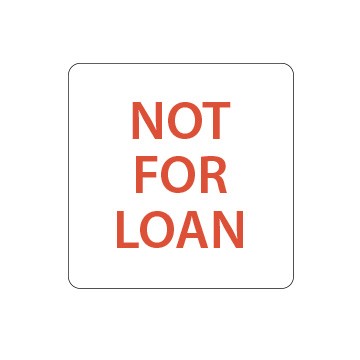 Not for Loan Spine Labels (Red Text)