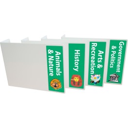 Junior Non Fiction Genre Acrylic Collection Divider Starter Pack