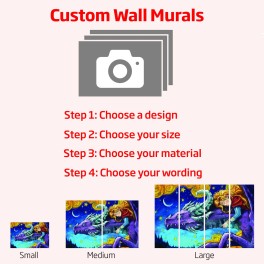 Custom Wall Graphic Mural (Small)