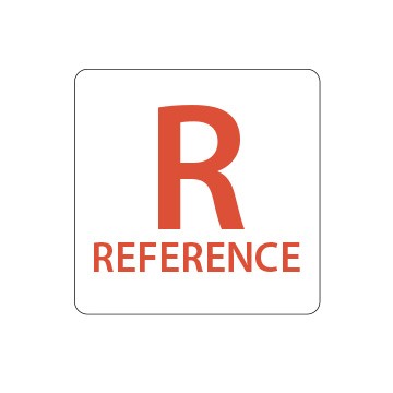 R Reference Spine Labels (Red Text)