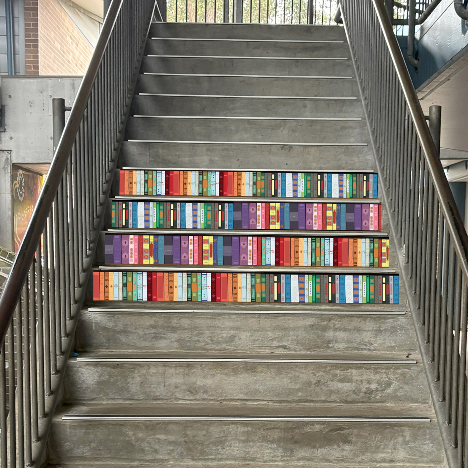 Stair Graphics (Bookcase) Set 2 - 1100 x 145mm