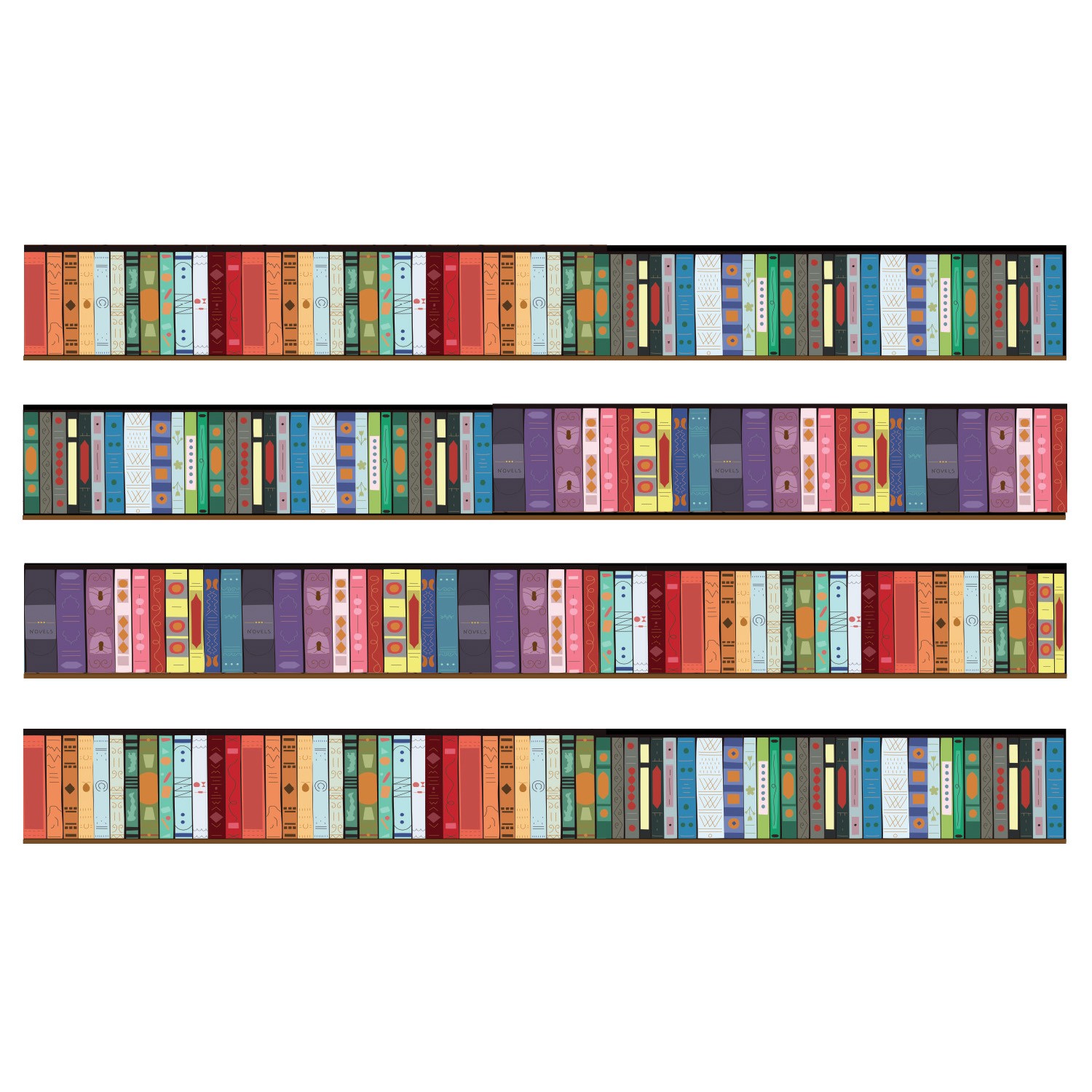 Stair Graphics (Bookcase) Set 2 - 1500 x 145mm