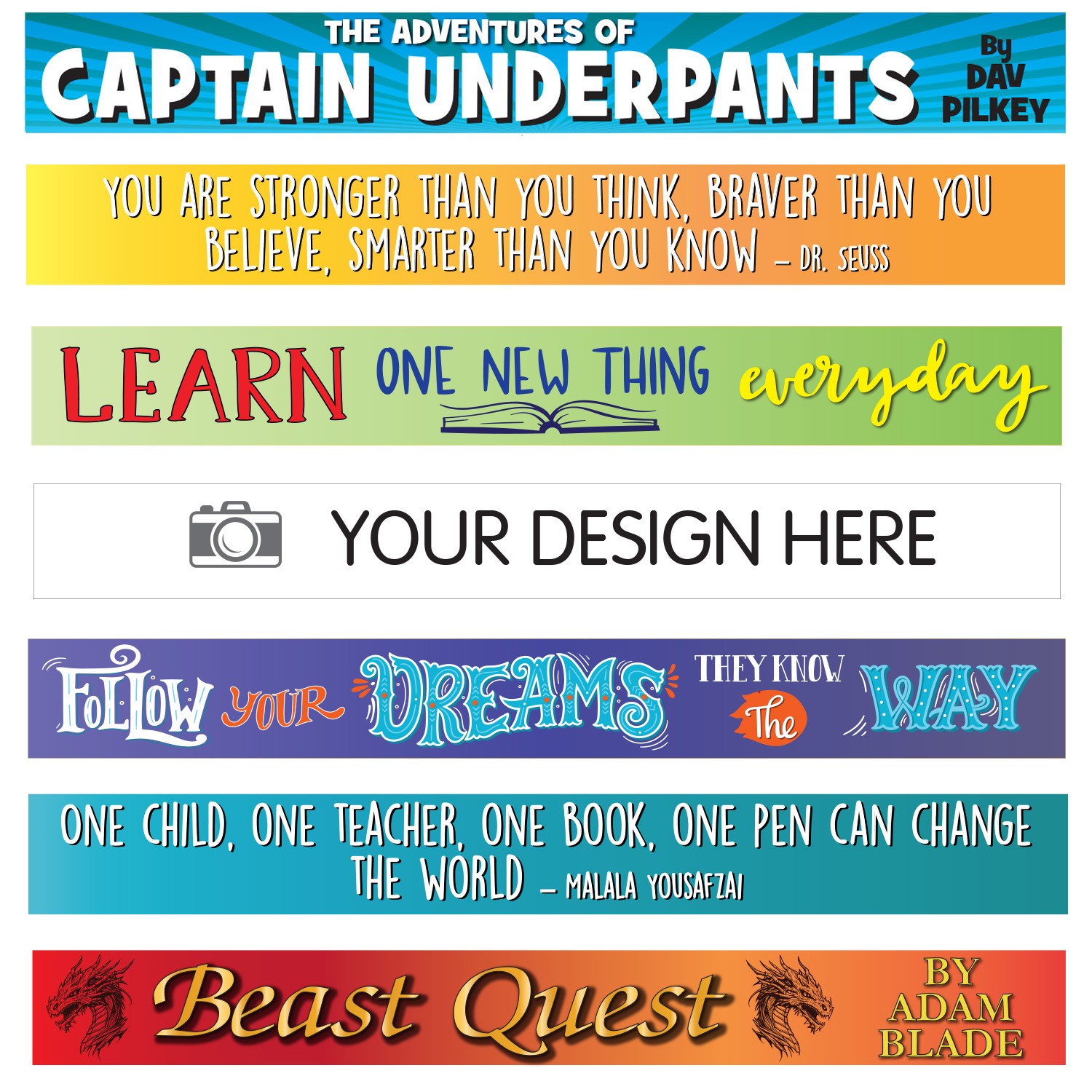 Stair Graphics (Custom Design) - 1500 x 145mm