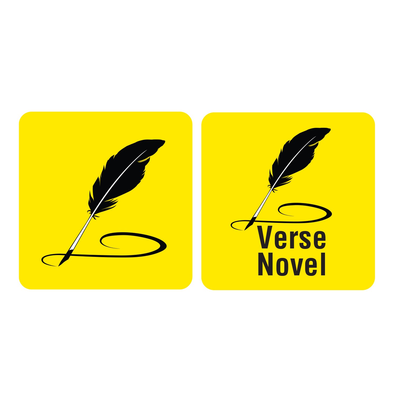 100 Icon Verse Novel Spine Labels