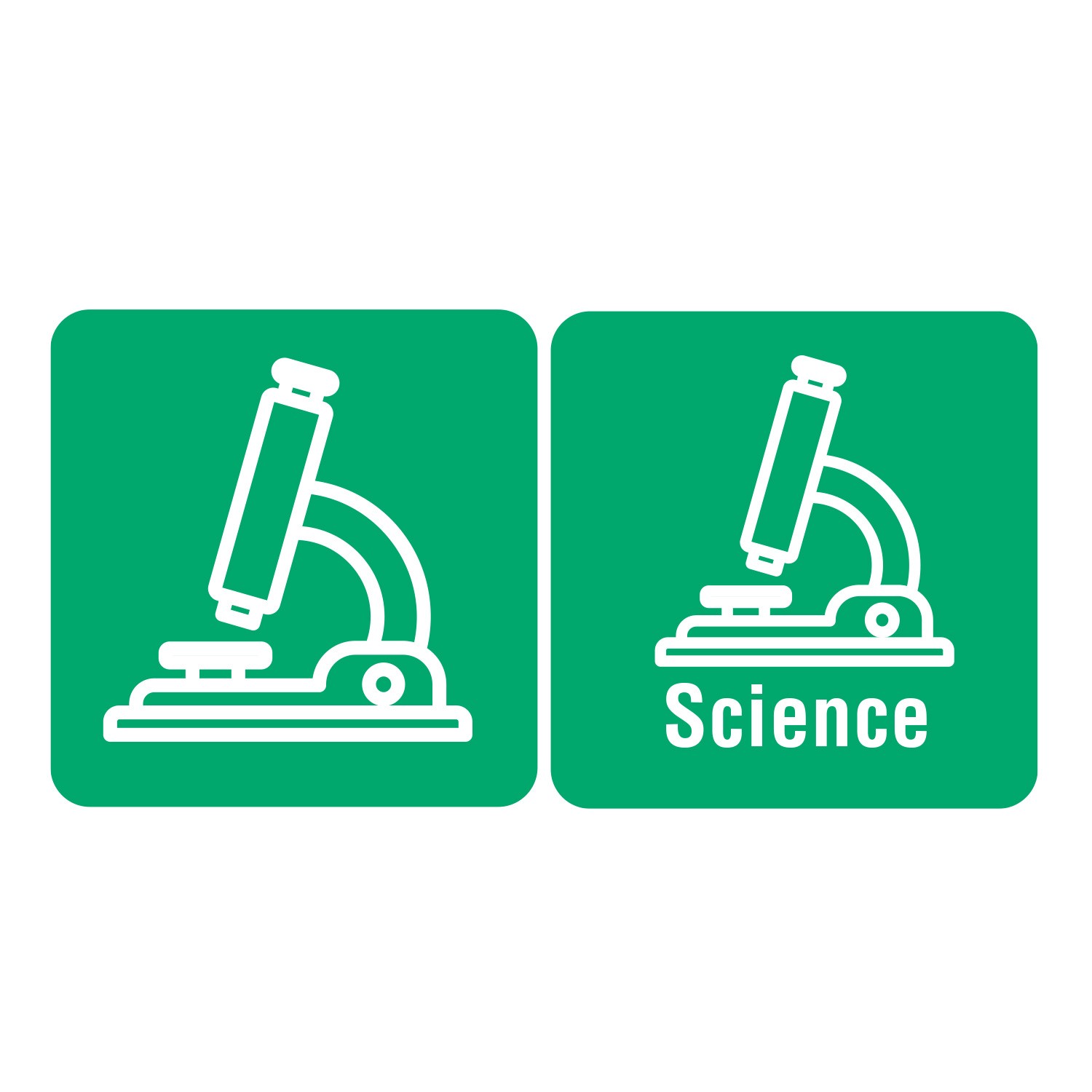 100 Icon Science Spine Labels