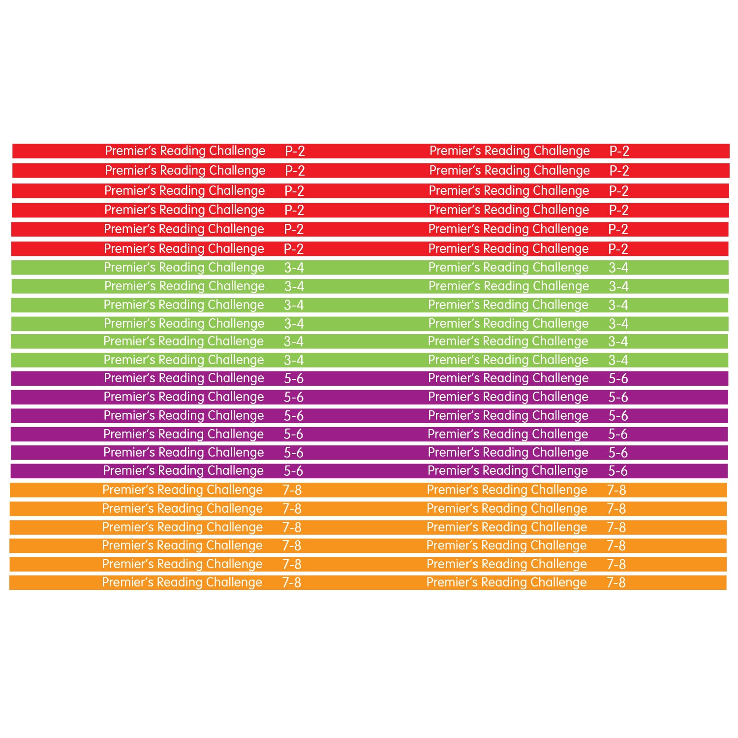 PRC Shelf Label Strips P-8 (26mm)