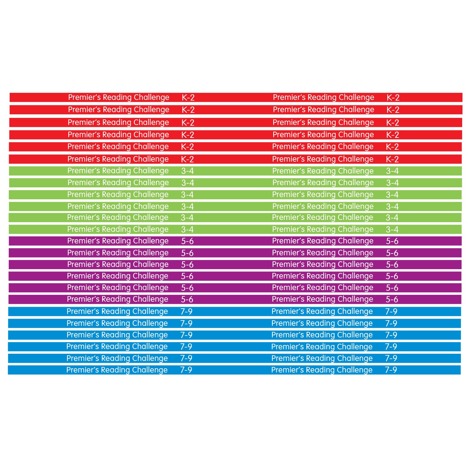 PRC Shelf Label Strips K-9 (17mm)