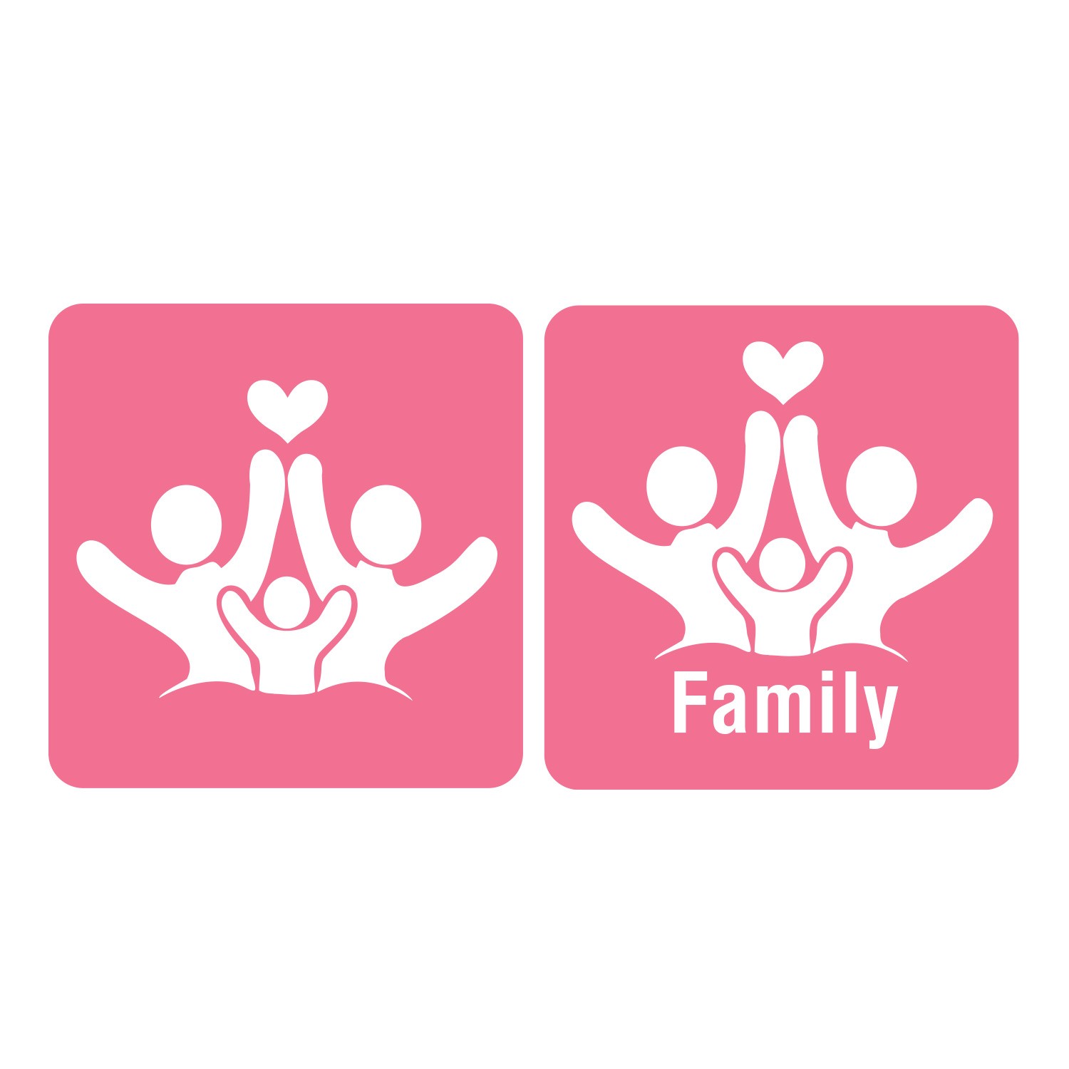 100 Icon Family Spine Labels