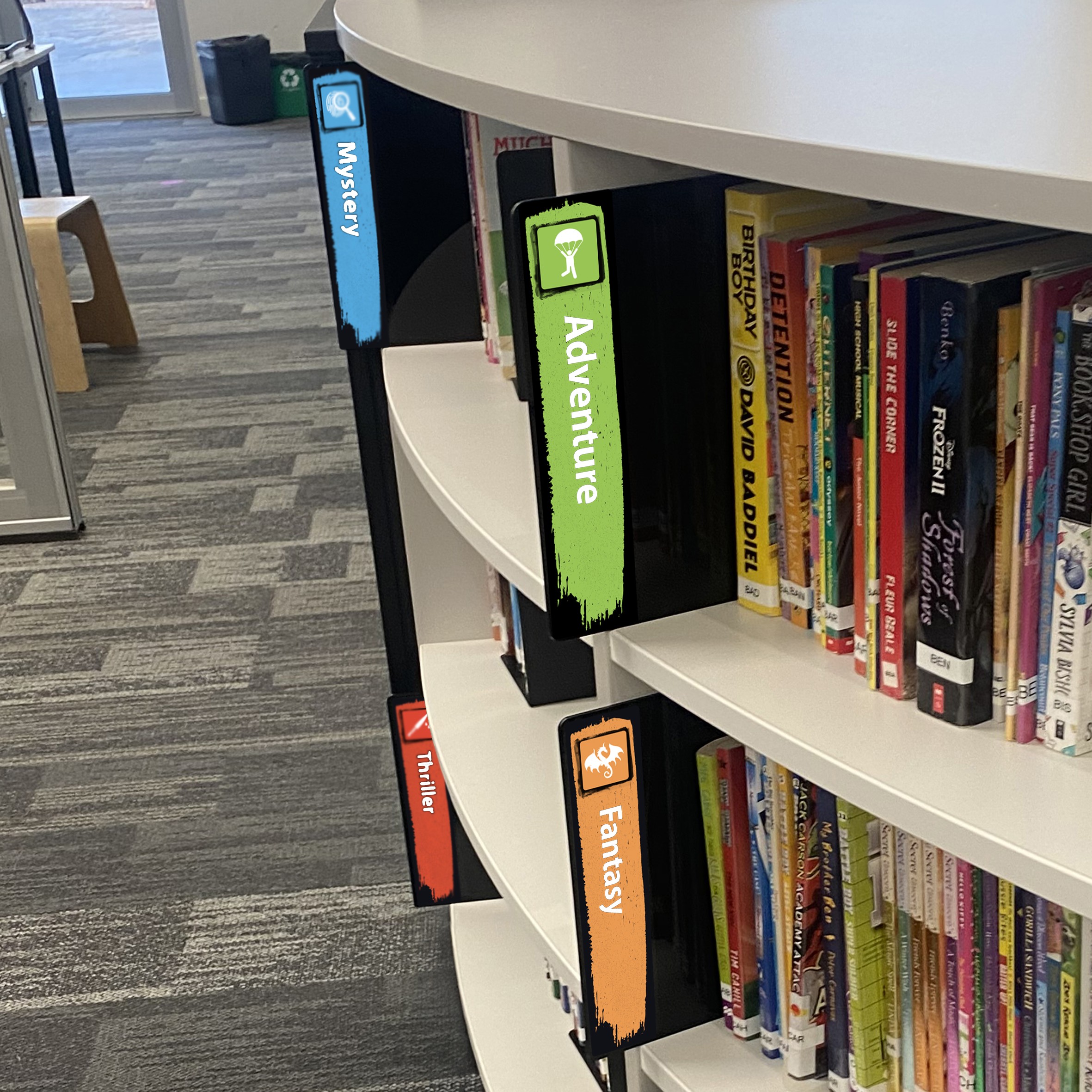 Mini Icon Genre Acrylic Collection Divider Starter Pack (Black)