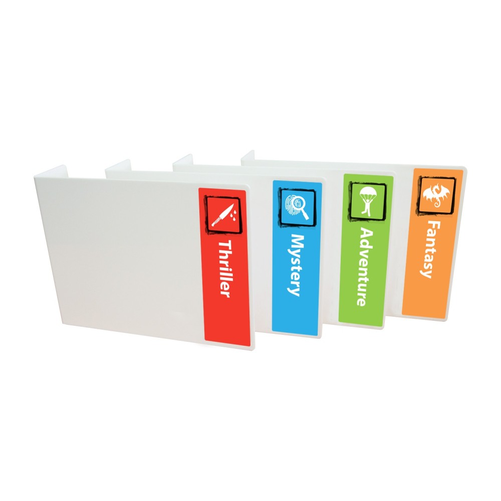 Fiction and Non Fiction Acrylic Collection Divider Starter Pack