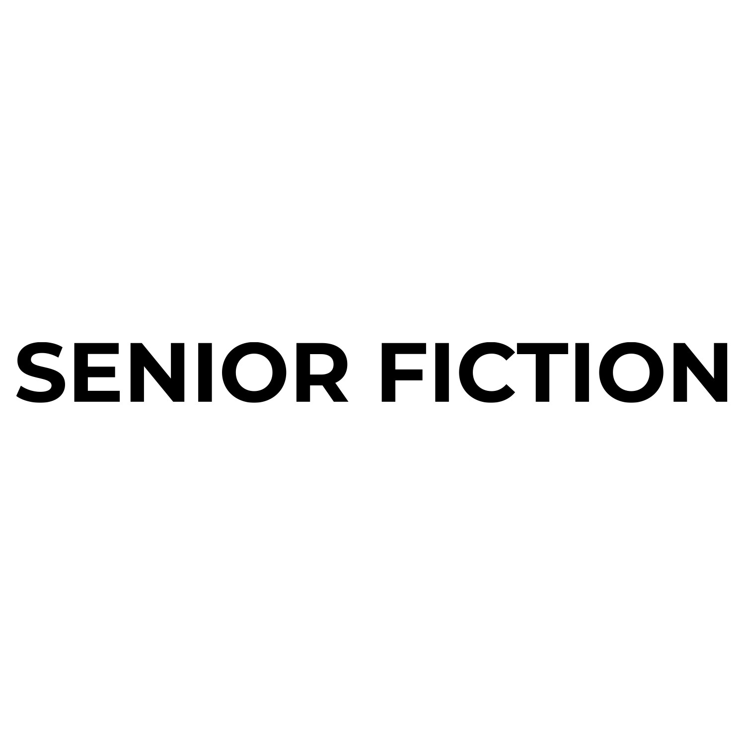 SENIOR FICTION Adhesive 3D Perspex Lettering