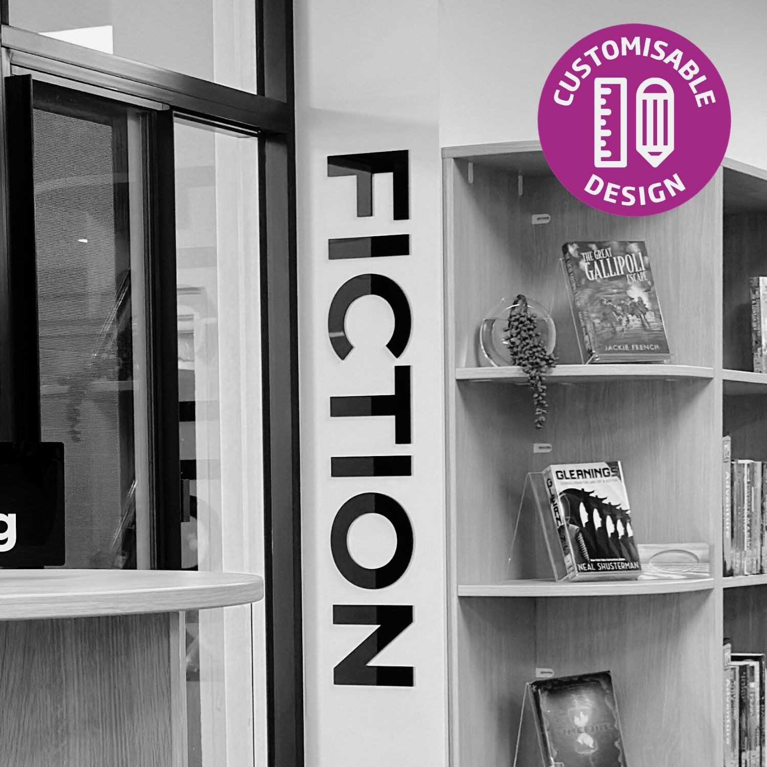 Custom 150mm (h) 3D Perspex Lettering (Adhesive)