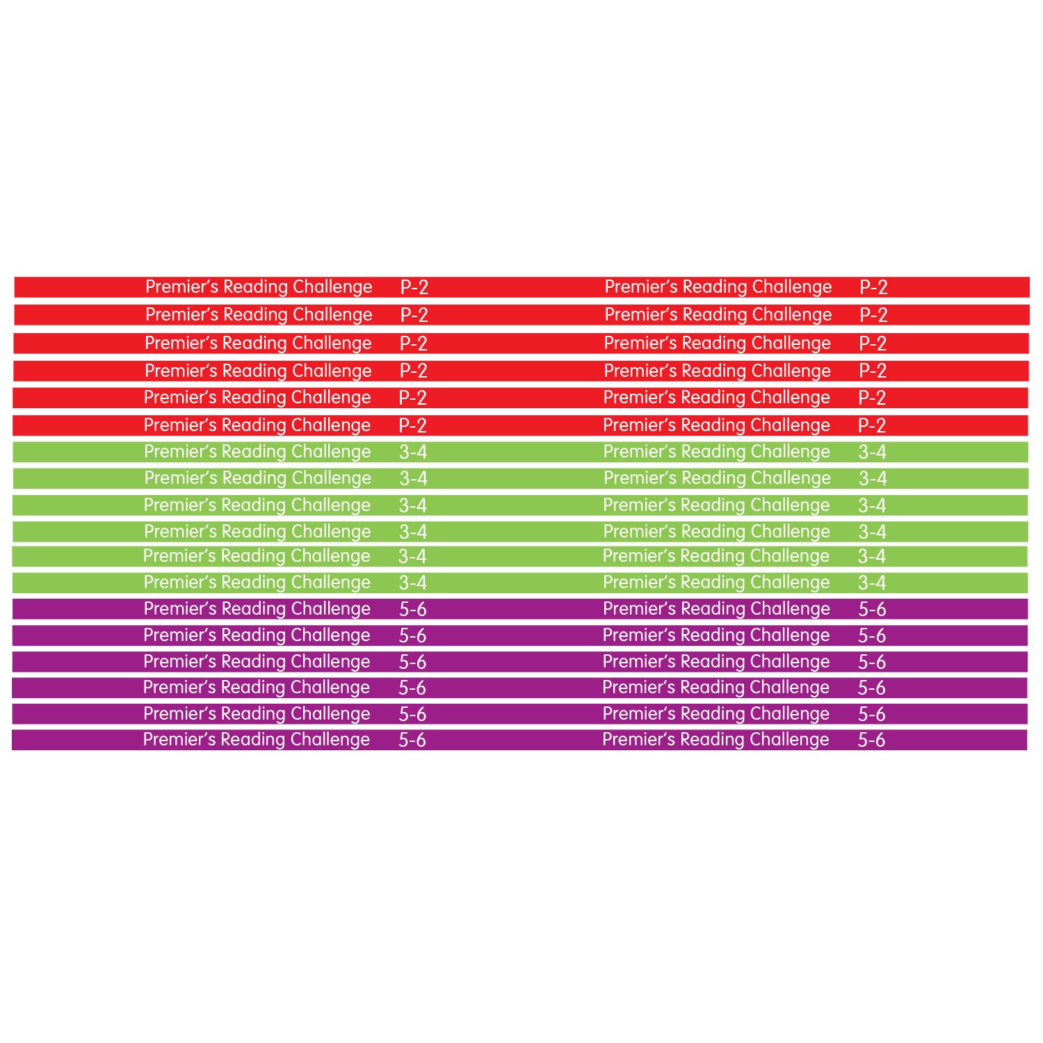 PRC Shelf Label Strips P-6 (26mm)
