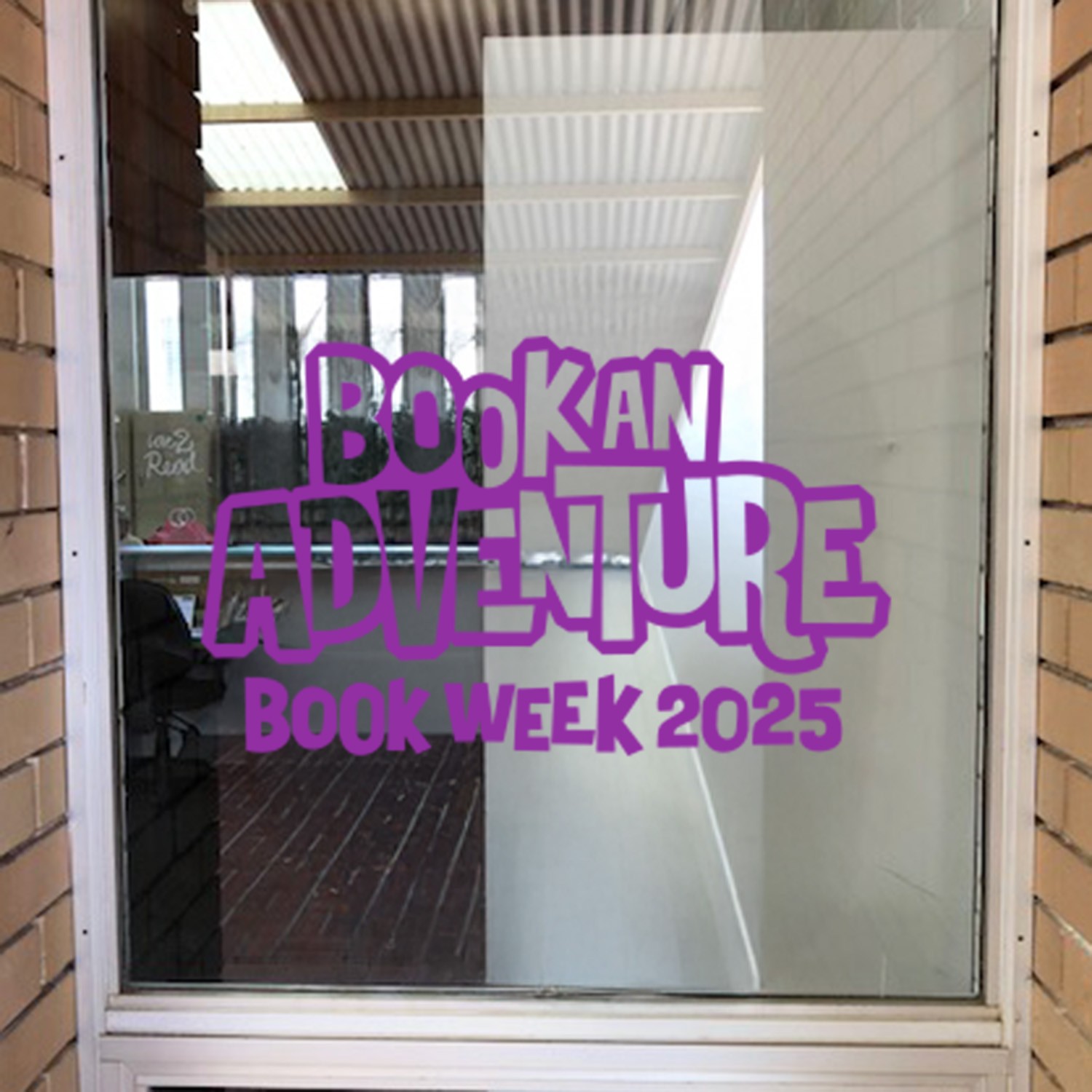 Book Week 2025 Vinyl Lettering