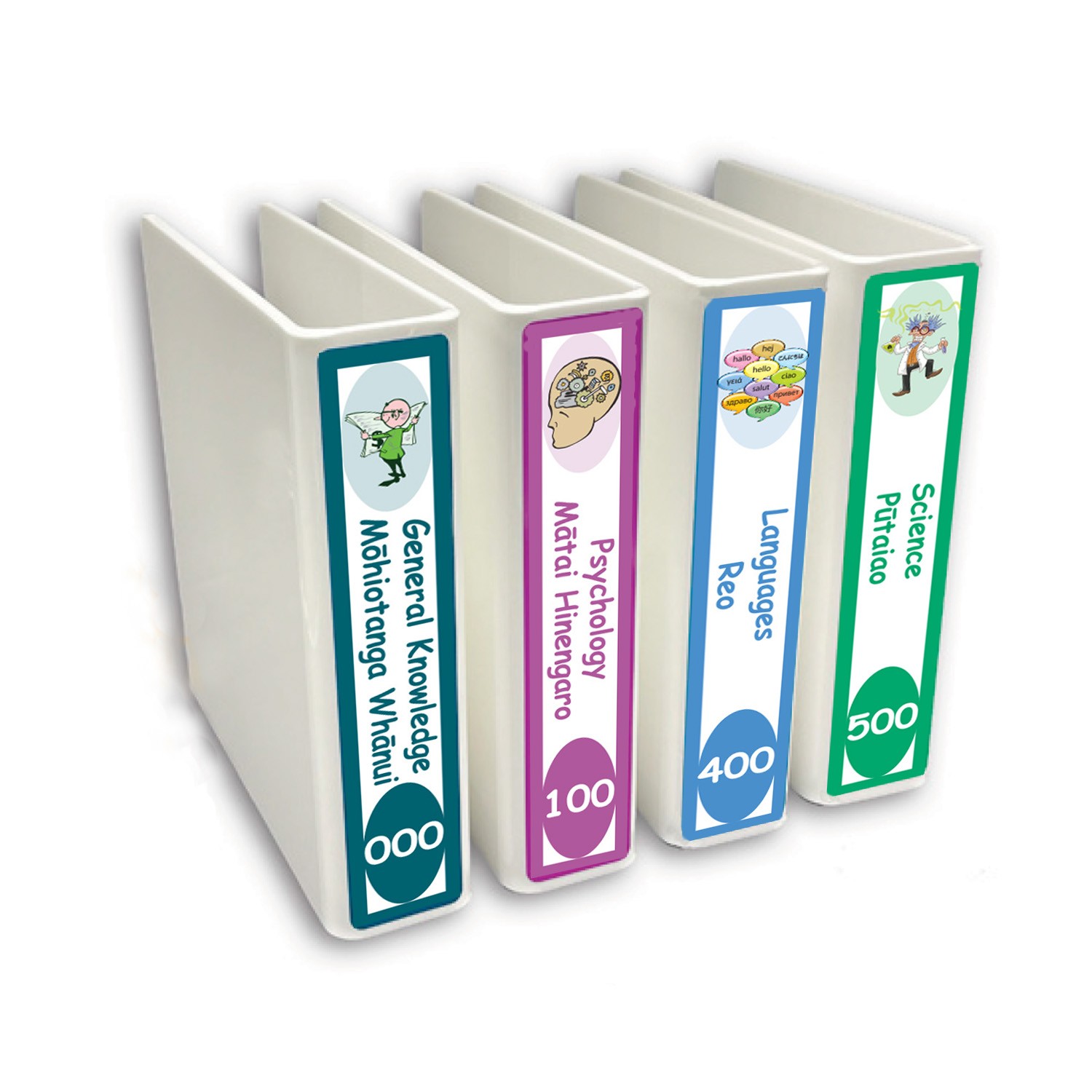 Basic Non Fiction Slimline Divider Starter Pack (Maori)