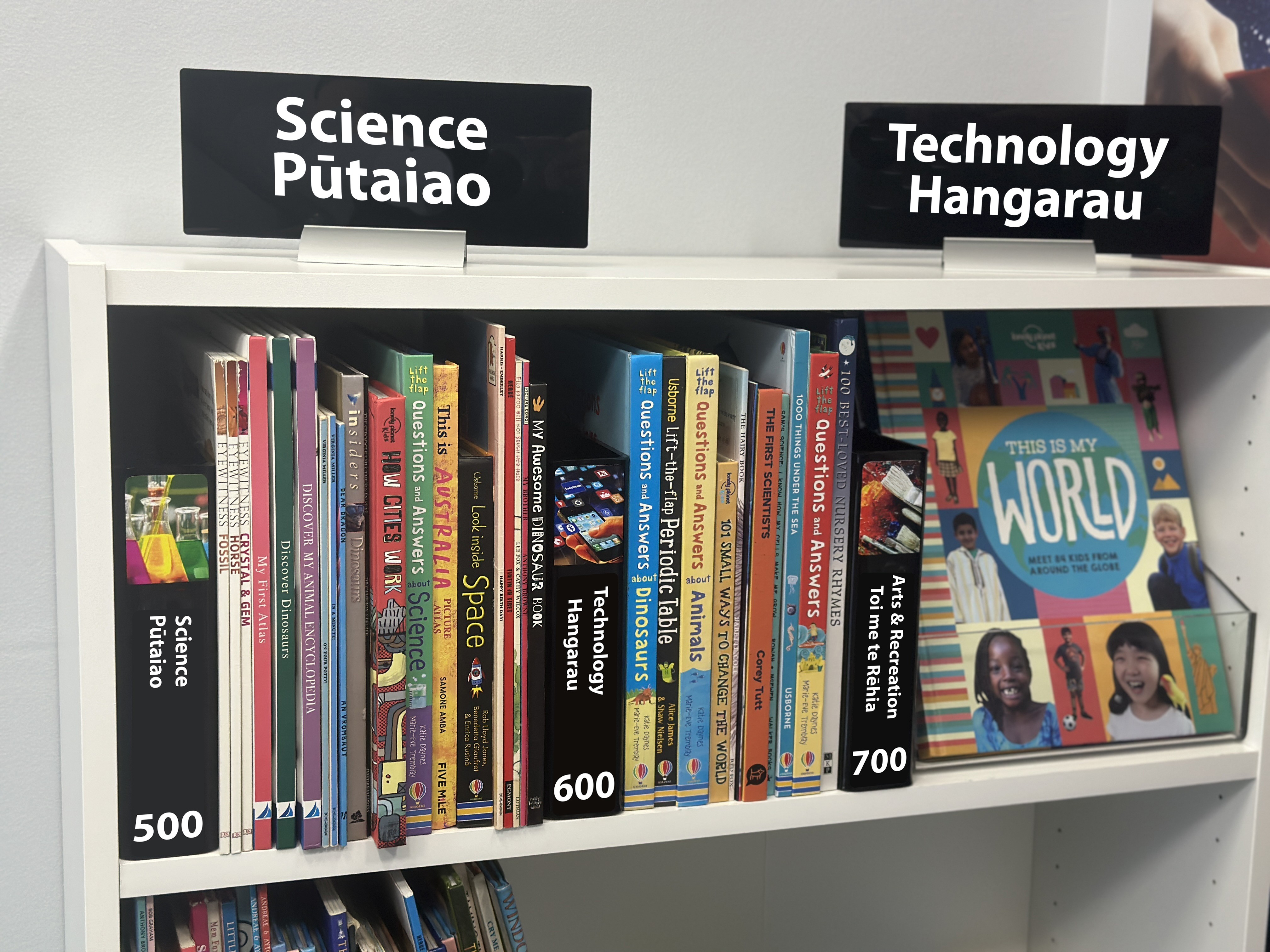 Senior Basic Non Fiction Slimline Divider Starter Pack (Black) (Maori)