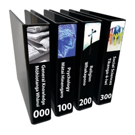 Senior Basic Non Fiction Slimline Divider Starter Pack (Black) (Maori)