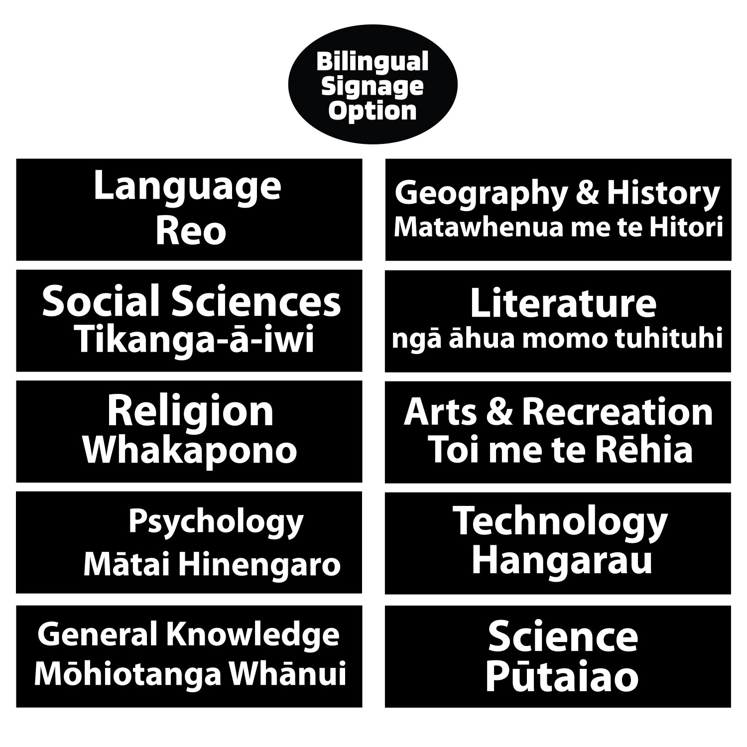 Non Fiction Perspex Starter Pack (Maori)