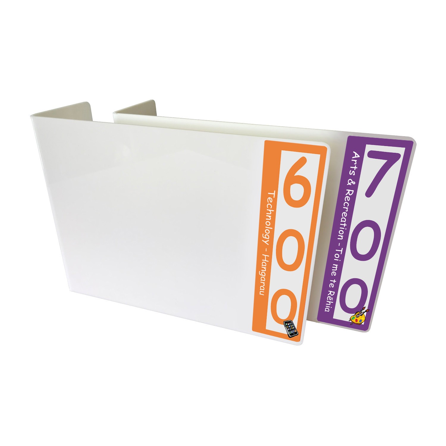 Basic Non Fiction Acrylic Collection Divider Starter Pack (single-sided) (Maori)