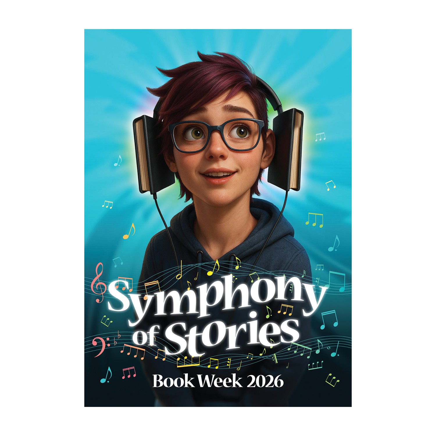 Symphony of Stories Wall Graphic Portrait (Junior)