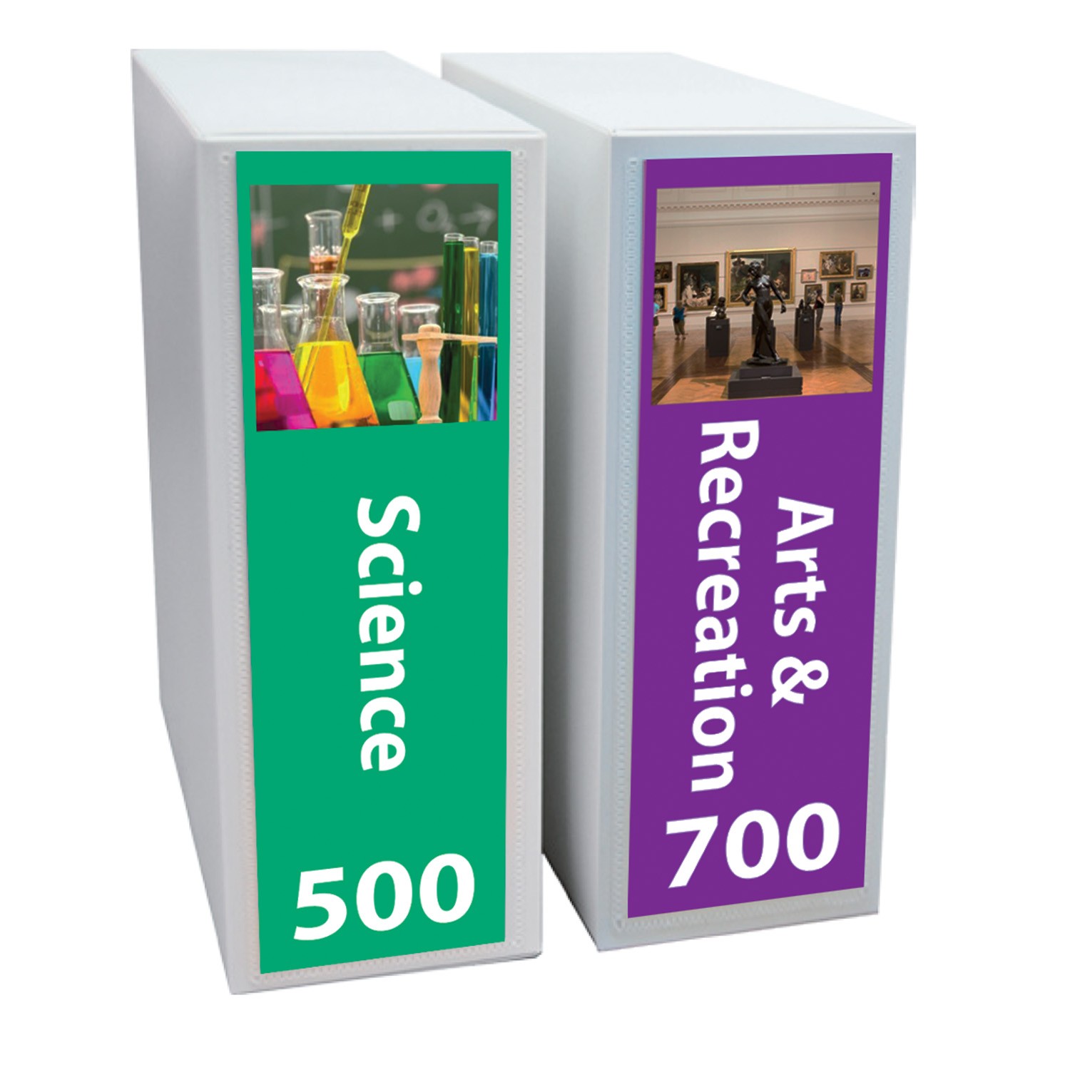 Senior Subjects Basic Non Fiction Shelf Divider Starter Pack 200mm