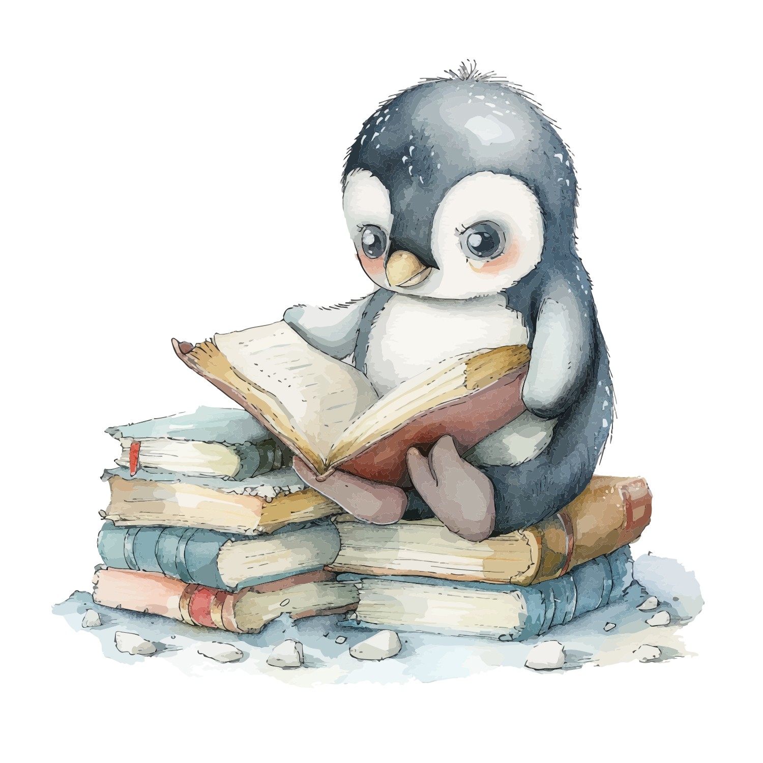 Reading Animals Wall Graphics Set 4