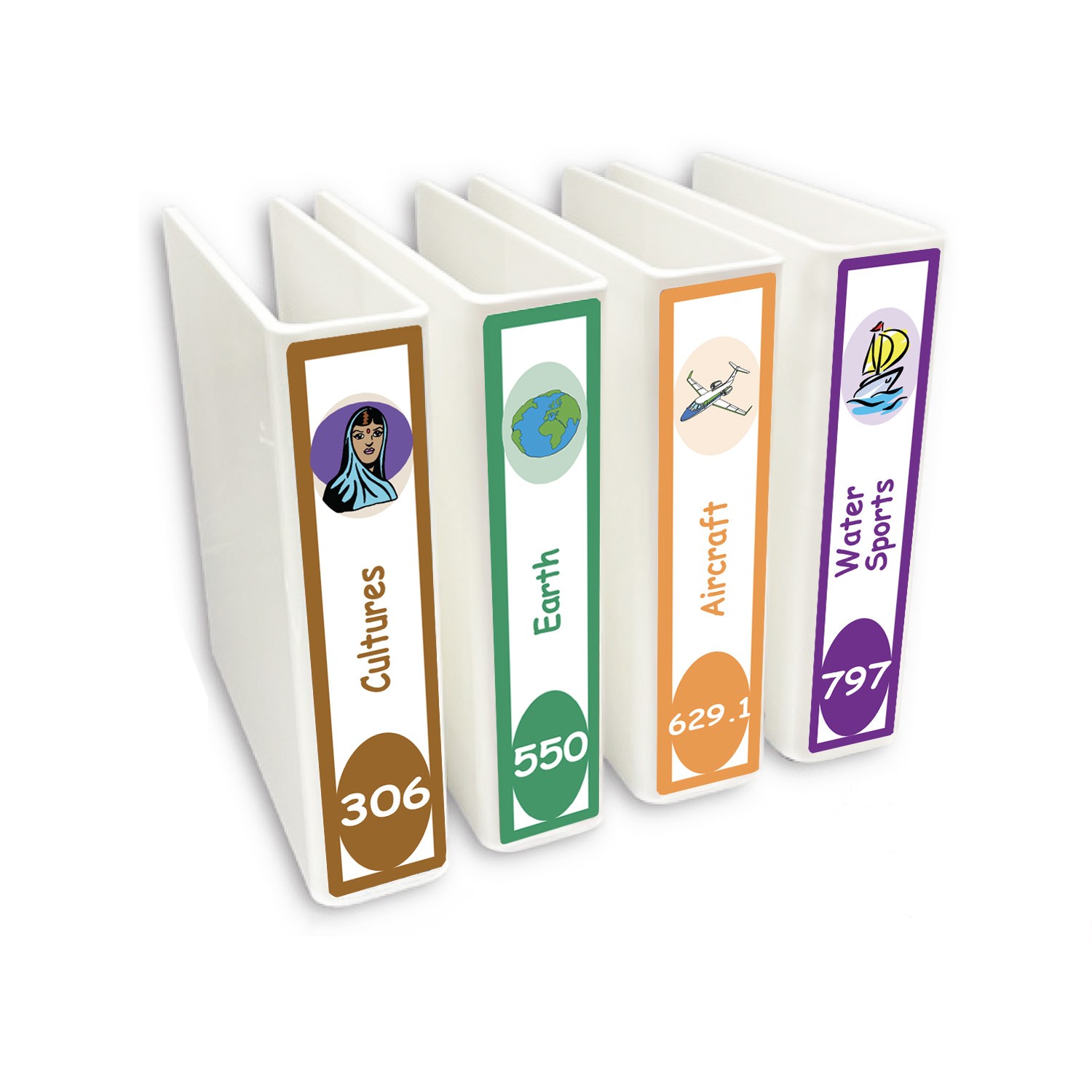 Expanded Non Fiction Slimline Divider Pack Set 3 200mm