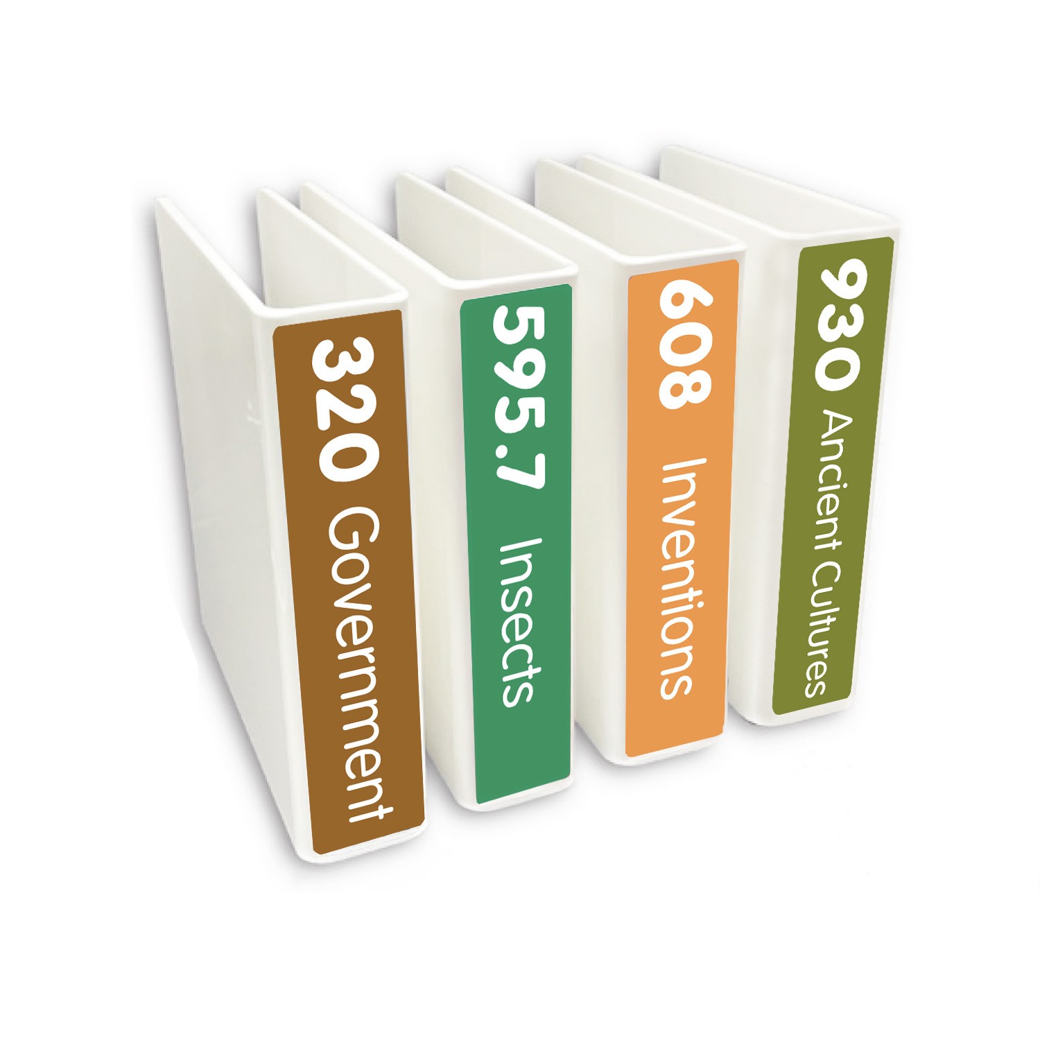 Expanded Non Fiction Slimline Divider Pack Set 2 250mm (Text only)