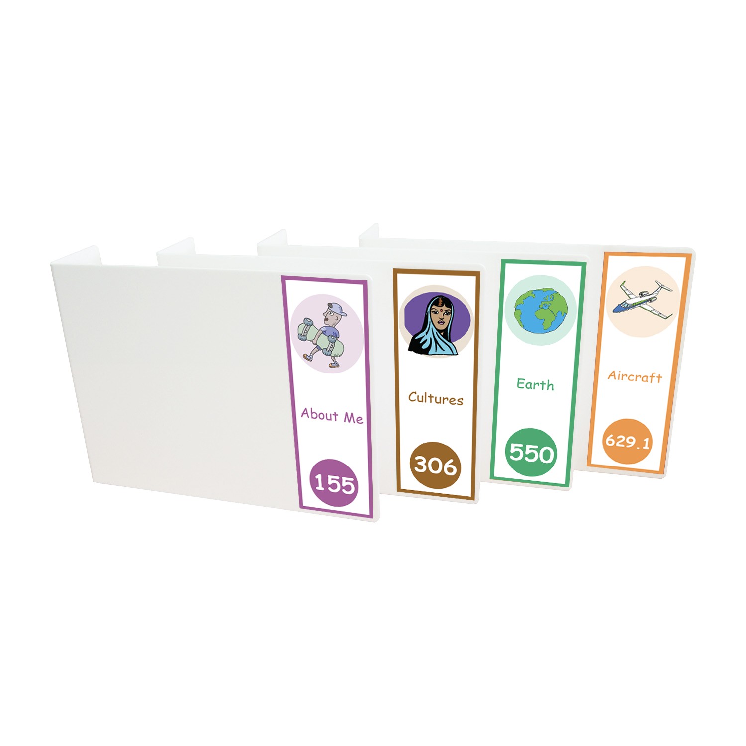 Expanded Non Fiction Acrylic Collection Divider Pack Set 3
