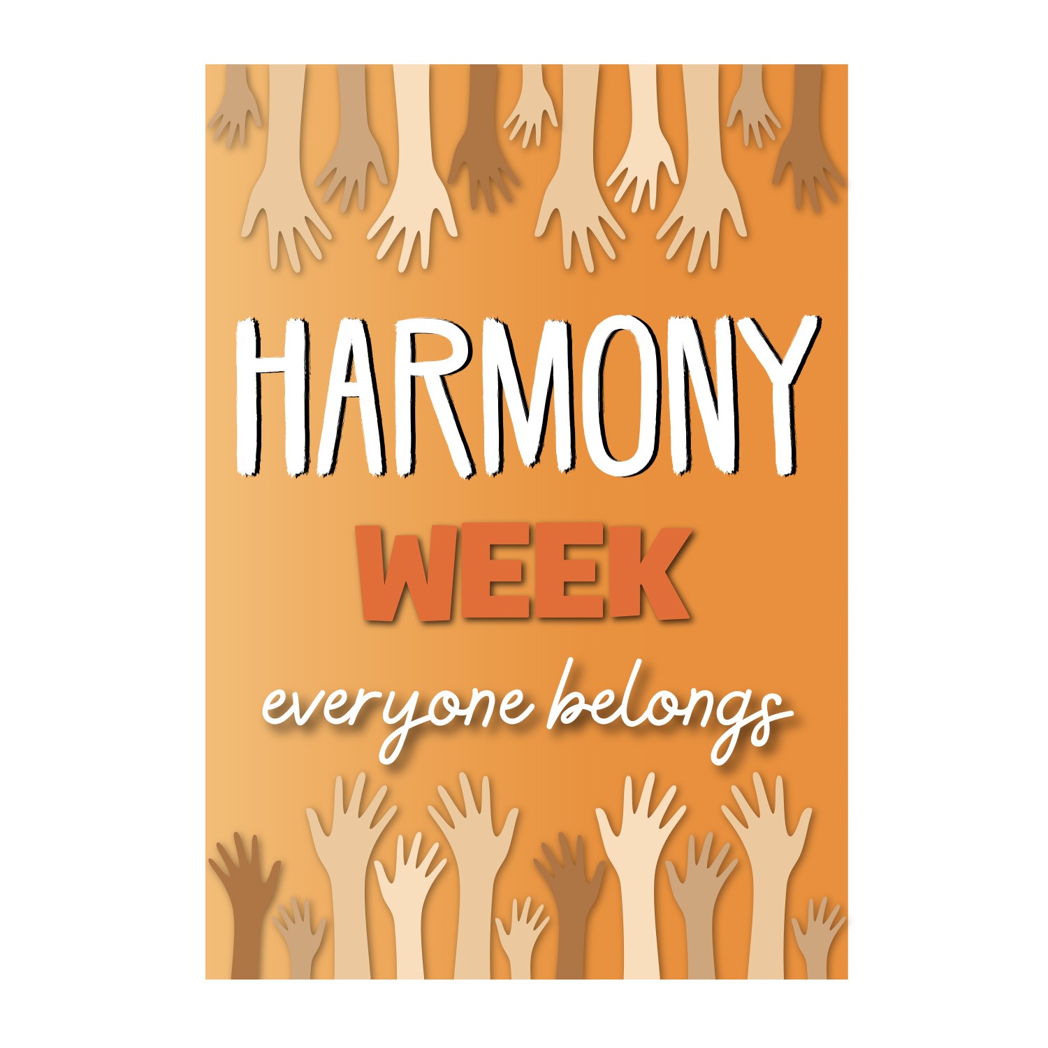 Harmony Week Poster A2