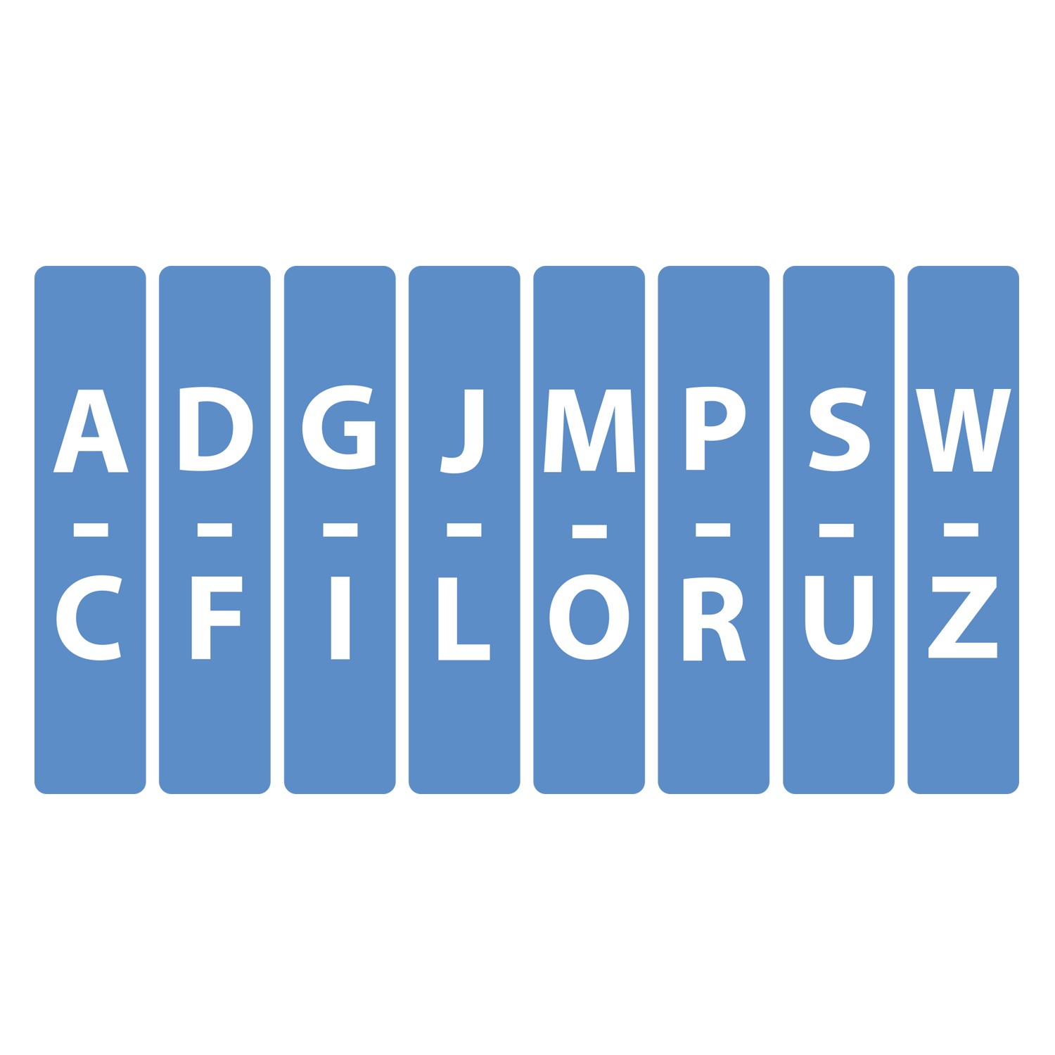 Fiction Combined Slimline Divider Pack 250mm x 250mm