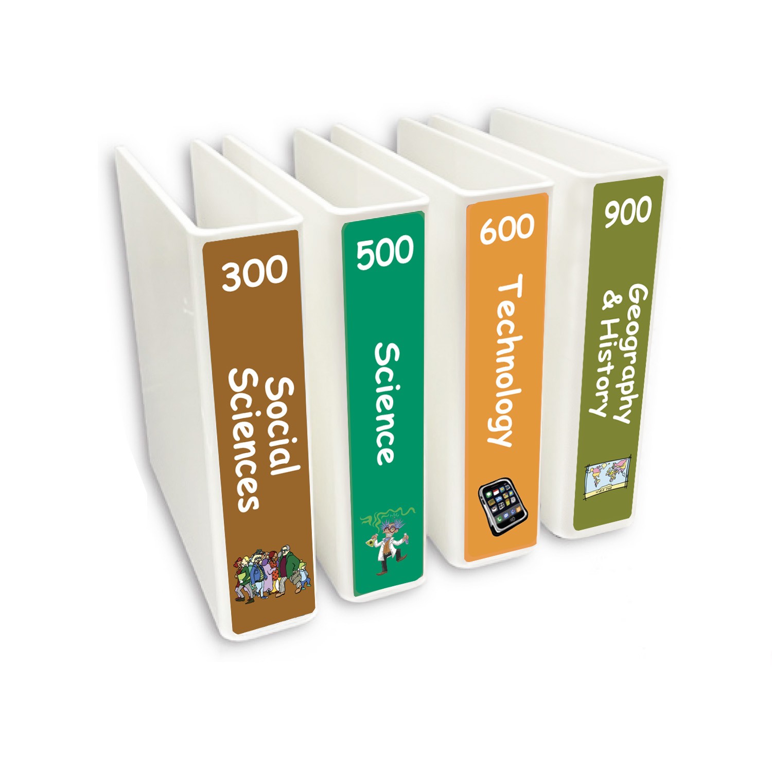 Junior Non Fiction Slimline Divider Starter Pack 250mm x 250mm