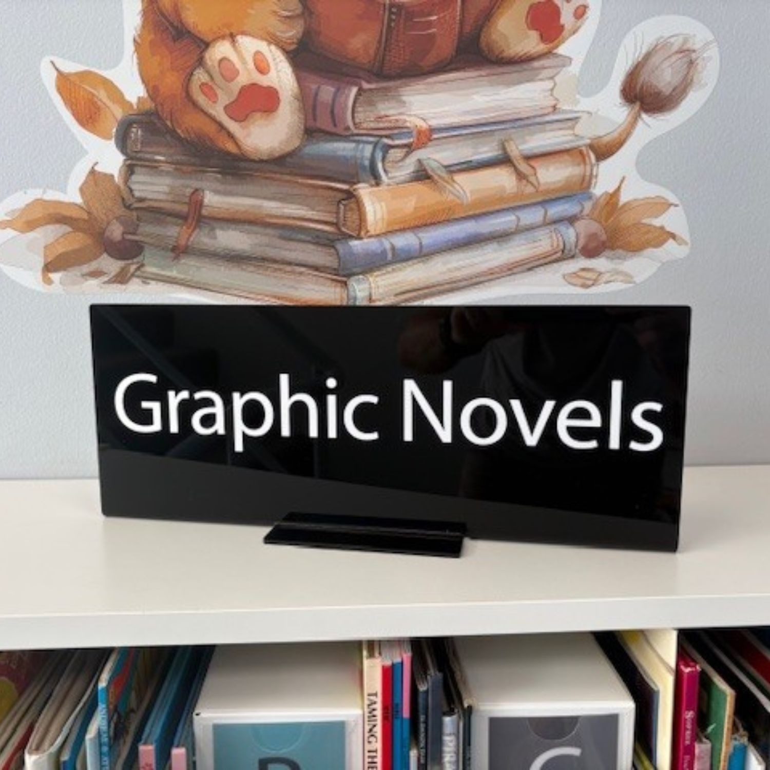 Freestanding Perspex Location Sign