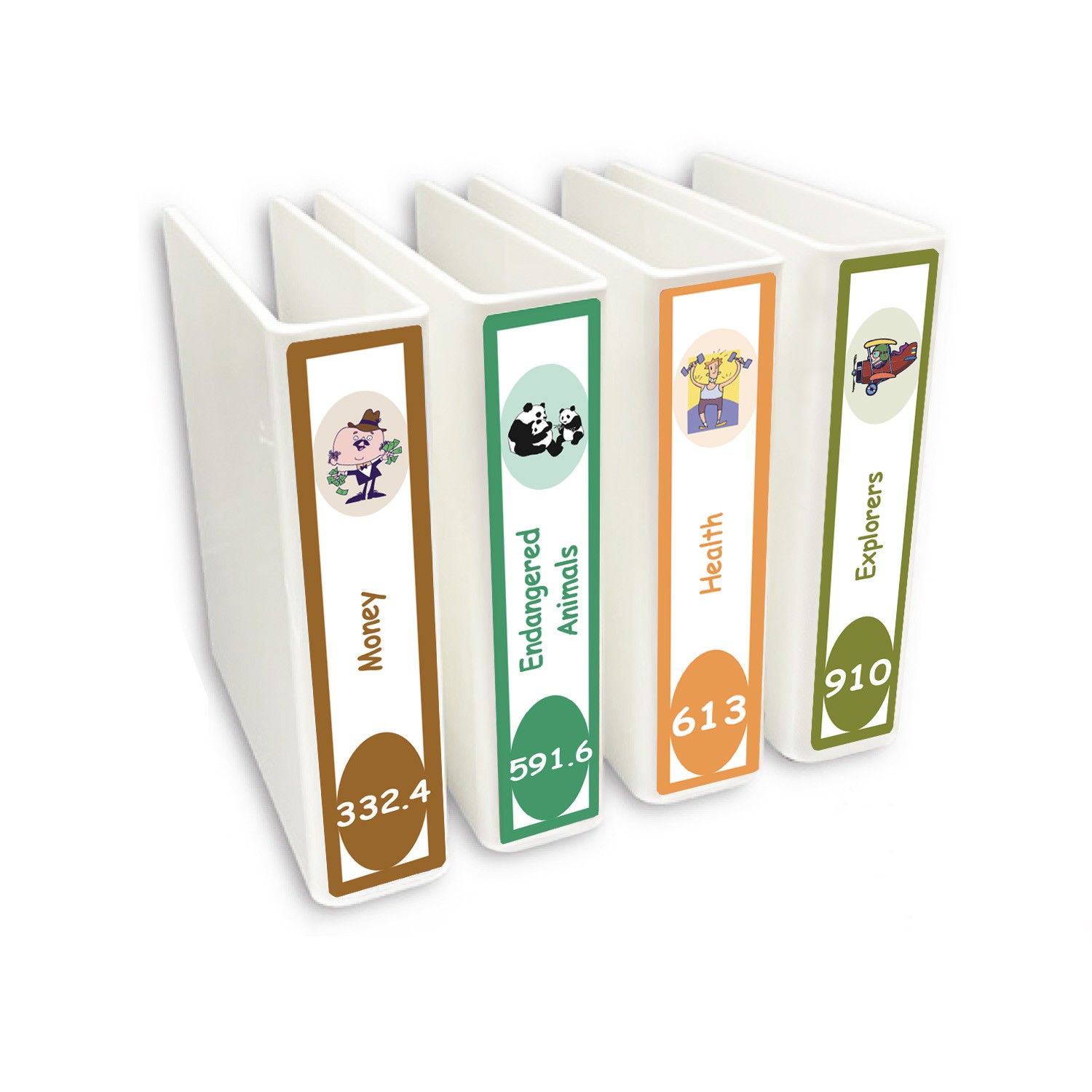 Expanded Non Fiction Slimline Divider Pack Set 4 250mm