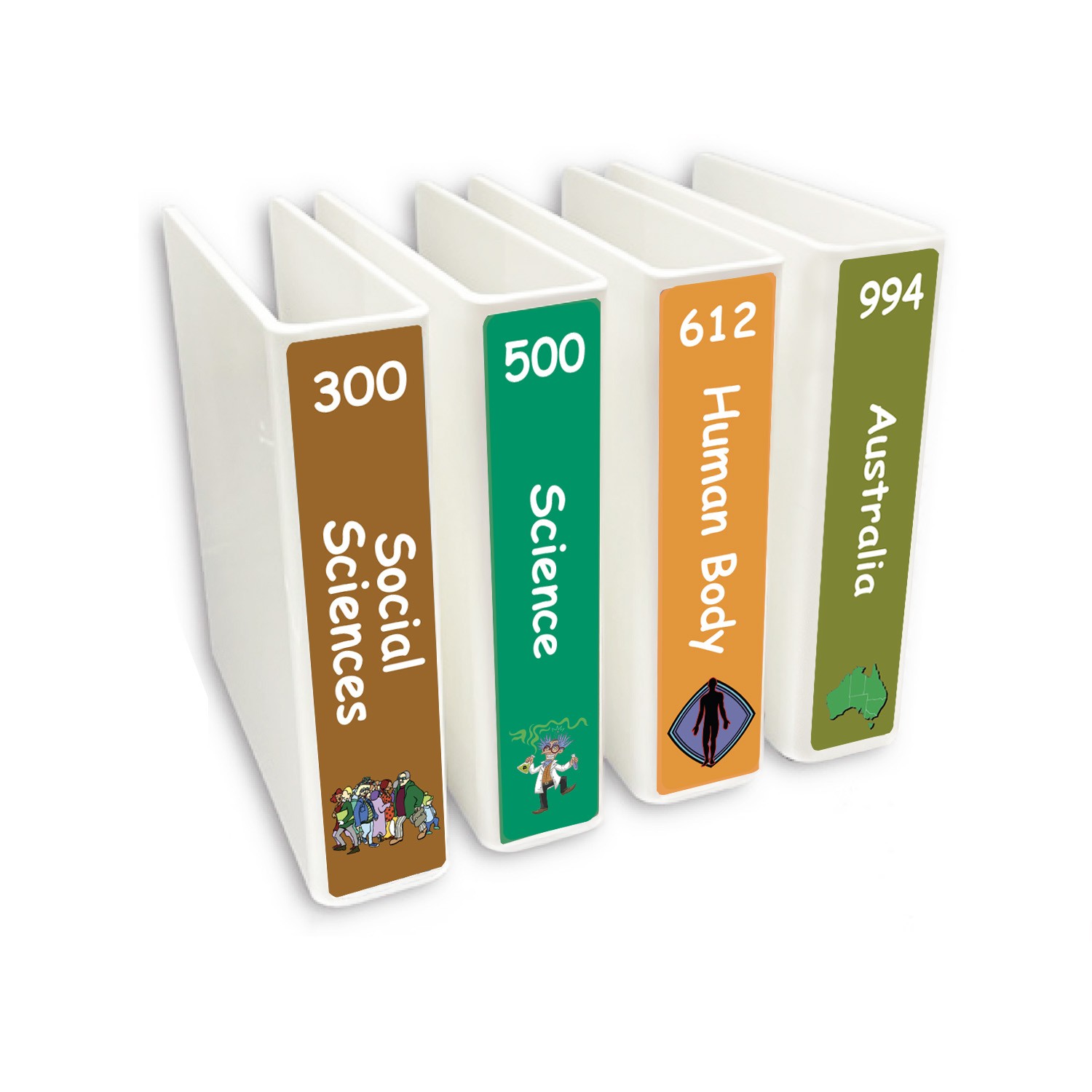 Junior Expanded Non Fiction Slimline Divider Starter Pack 200mm