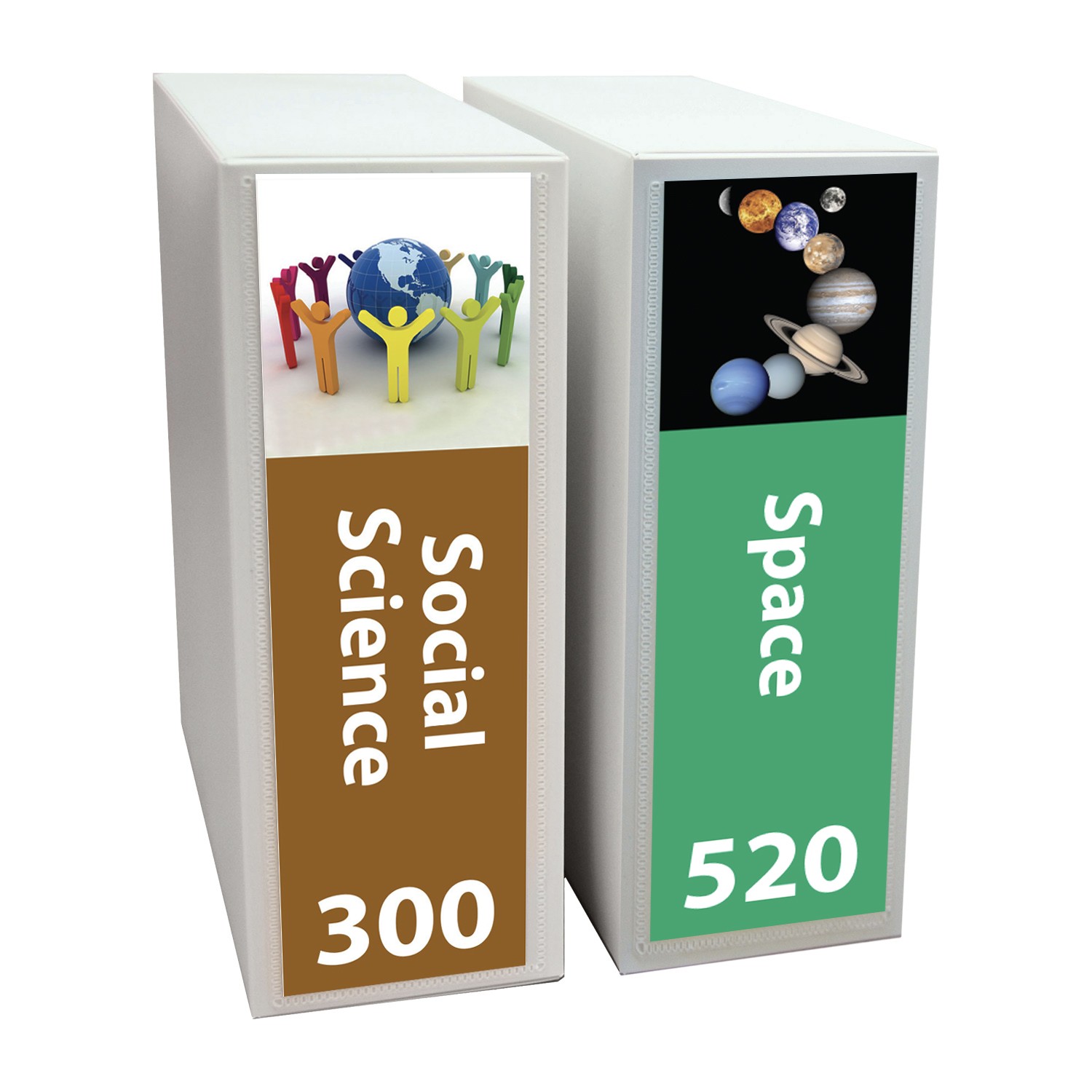 Senior Expanded Non Fiction Shelf Divider Starter Pack 250mm
